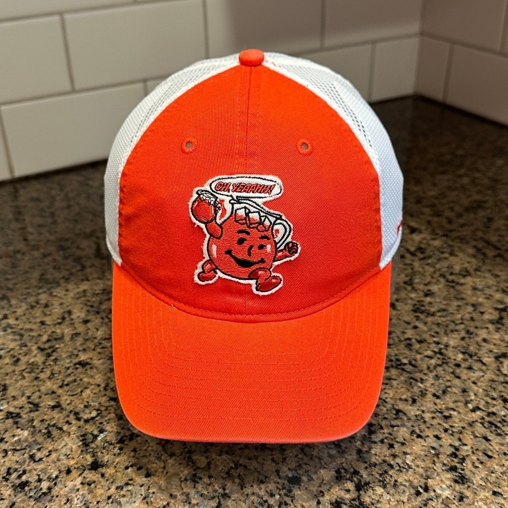 Vtg Kool-Aid OH YEAH Limited Edition Reebok Hat Red Embroidered Adjustable New
